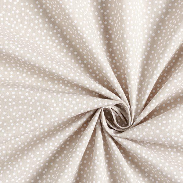 Baumwollstoff Cretonne unregelmäßige Punkte – sand,  image number 4