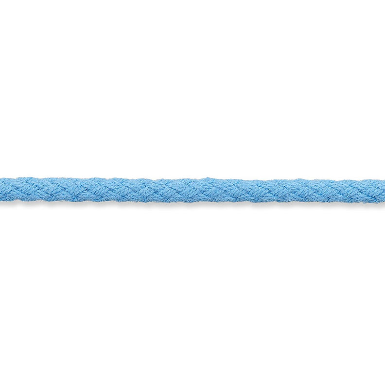 Baumwollkordel [Ø 3 mm] – helljeansblau,  image number 1