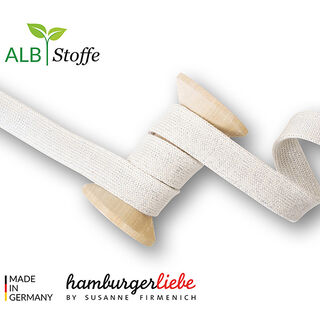 Bio Flechtkordel Cord Me Shine [ 12 mm ] | Albstoffe – wollweiss, 