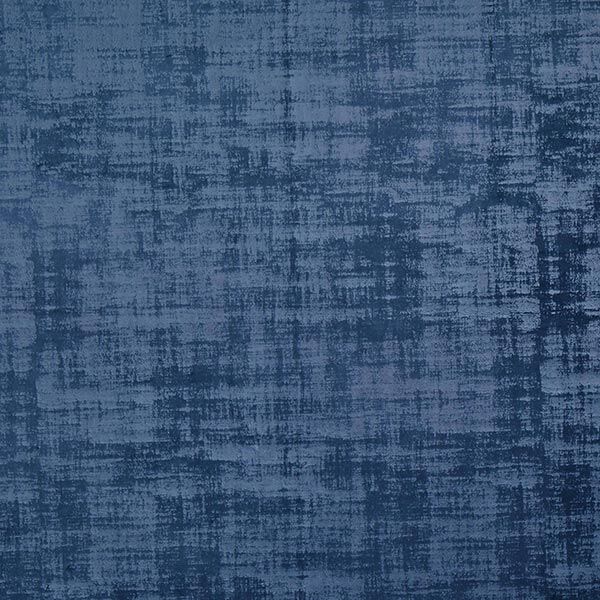 Dekostoff Samt Marmoroptik – marineblau | Reststück 100cm