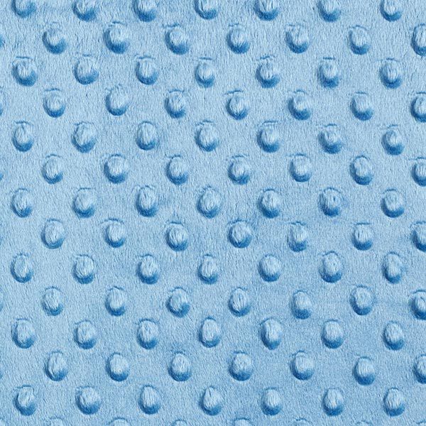 Kuschelfleece geprägte Punkte – hellblau – Muster,  image number 1