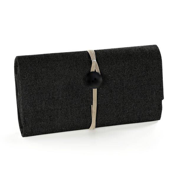 Filz 90cm / 3mm stark – schwarz,  image number 4