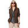 Bi-Stretch Gabardine – dunkelbraun,  thumbnail number 6