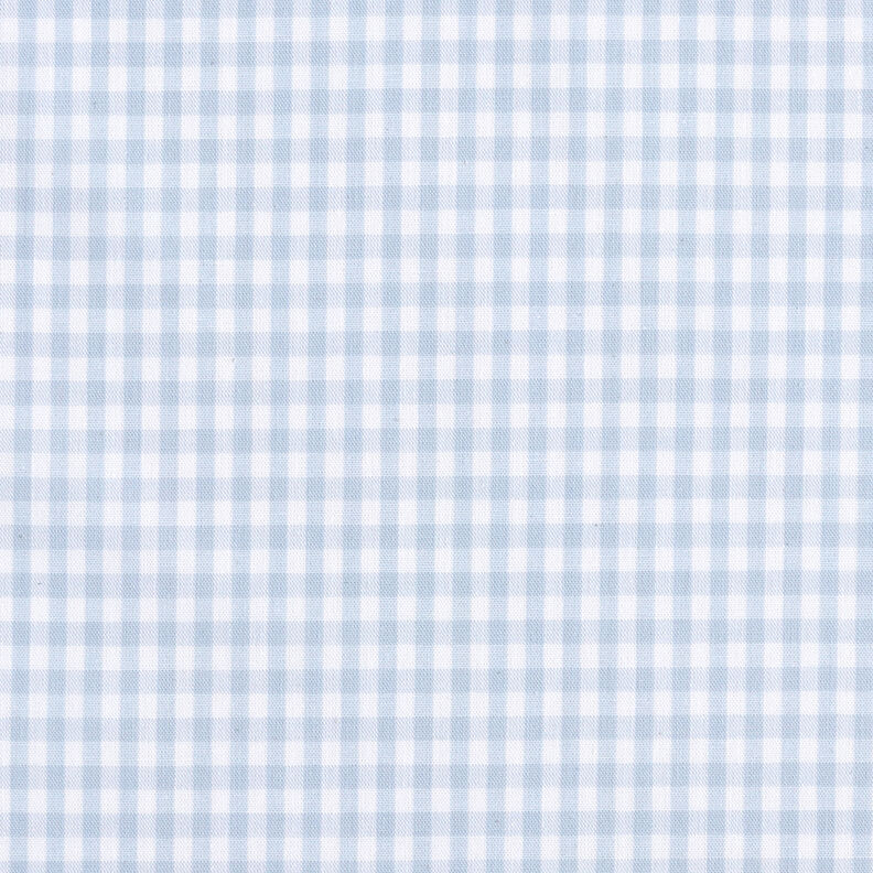 Baumwollstoff Vichykaro 0,5 cm – helljeansblau/weiss,  image number 1