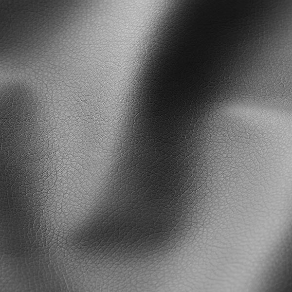 Polsterstoff Lederimitat natürliche Optik – dunkelgrau, image number 2