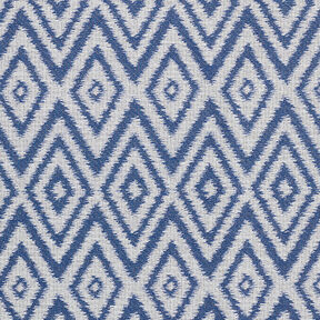 Outdoorstoff Jacquard Ethno – blau, 