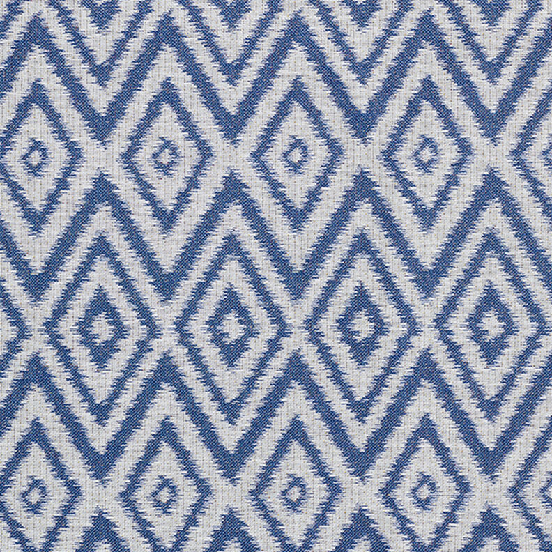 Outdoorstoff Jacquard Ethno – blau,  image number 1