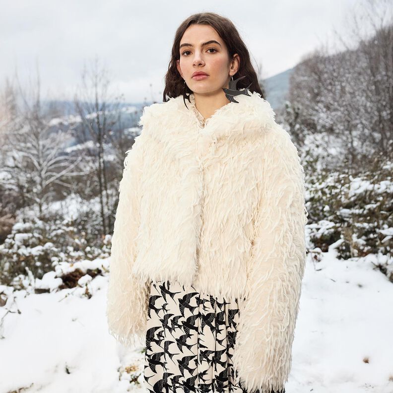 Kunstfell Federn Uni | Katia Fabrics – weiss, image number 6