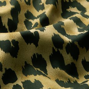 Softshell Leo-Print – sand/schwarz, 