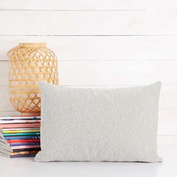Polsterstoff Teddy – wollweiss | Reststück 50cm