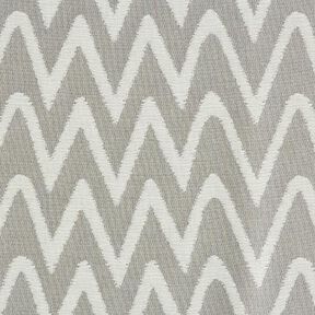 Outdoorstoff Jacquard Ikatmuster – hellgrau, 