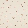 Rippenjersey verstreute Herzen | Poppy Fabrics – hellbeige/braun,  thumbnail number 1
