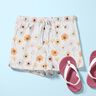 GOTS Baumwolljersey Blumenwiese Digitaldruck – beige,  thumbnail number 6