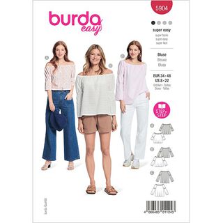 Bluse  | Burda 5904 | 34-48, 