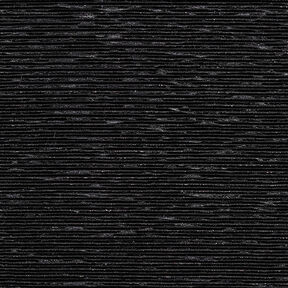 Plissee Samt Lurex Uni – schwarz, 