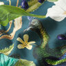 Dekostoff Halbpanama Digitaldruck Pfau – dunkelgrün,  thumbnail number 2
