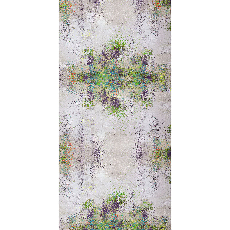 GOTS Baumwolljersey verstreutes Mosaik | TCC x LOOKS by Wolfgang Joop – apfelgrün/dunkelbeige,  image number 9