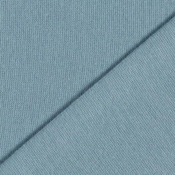 Bündchenstoff Uni – taubenblau | Reststück 50cm