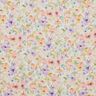Viskosestoff Dobby Aquarell-Blütenmeer Digitaldruck – elfenbein/lavendel,  thumbnail number 1