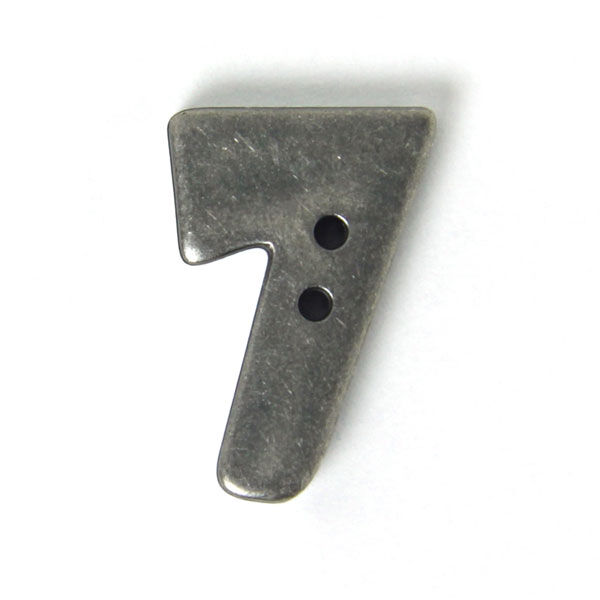 Zahlenknopf 7 - Metalloptik, image number 1