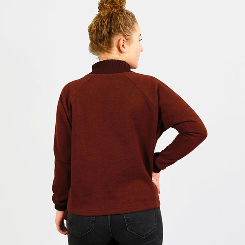 FRAU BETTI Fledermaussweater mit Bauchtasche und Stehkragen | Studio Schnittreif | XS-XXL,  image number 8