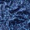 Viskose-Crêpe abstrakte Blumen – marineblau/königsblau,  thumbnail number 2