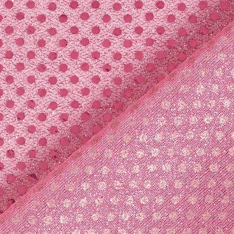 Paillettenstoff kleine Punkte – rosa,  image number 5