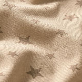 Baumwolljersey Sternchen – beige, 