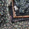 Chiffon glitzernde Nadelstreifen Batikoptik – schwarz/weiss,  thumbnail number 6