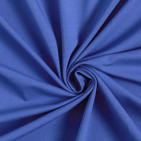 Baumwolljersey Medium Uni – königsblau | Reststück 100cm