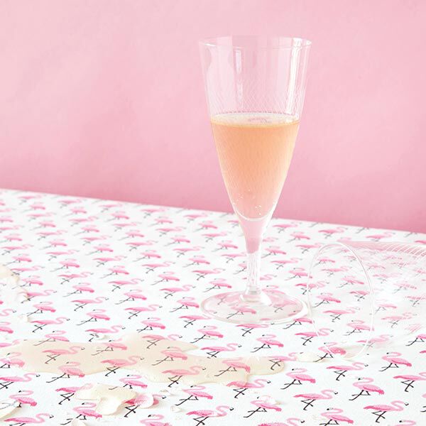 Beschichtete Baumwolle Flamingo | Reststück 80cm