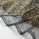 Spitzenstoff Blumenranken & Pailletten – schwarz/gold,  thumbnail number 5