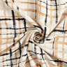 Leinen-Viskose-Mix abstraktes Karo – natur/beige,  thumbnail number 4