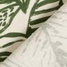 Dekostoff Halbpanama gemalte Monstera – creme/pinie,  thumbnail number 4