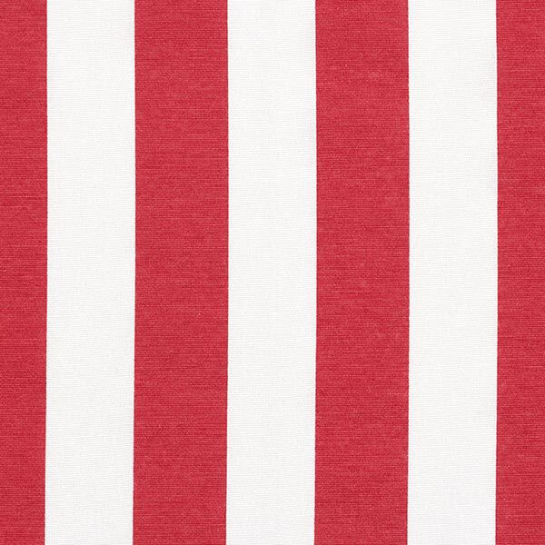 Dekostoff Canvas Streifen – rot/weiss,  image number 1
