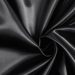 Polyestersatin – schwarz, 
