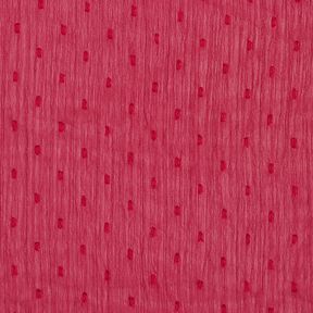 Chiffon Dobby Metallic Nadelstreifen – beere/silber metallic, 