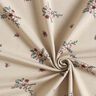 GOTS Baumwolljersey verstreute Blumen | Poppy Fabrics – mandel,  thumbnail number 3