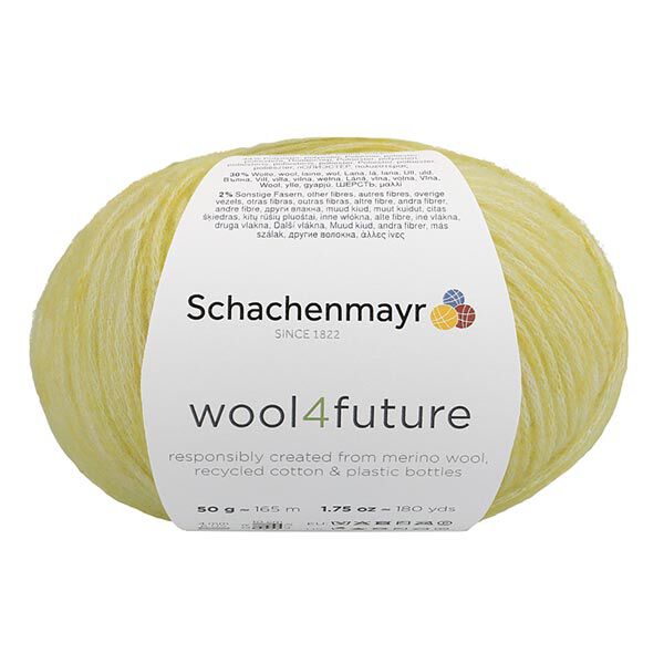 Wool4future, 50g (0020) - zitronengelb | Schachenmayr,  image number 2