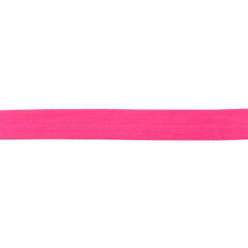 Elastisches Einfassband (Falzgummi) matt [20 mm] – intensiv pink,  image number 1