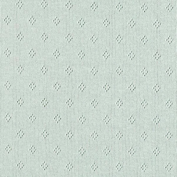 Feinstrickjersey mit Lochmuster – mintgrün,  image number 1