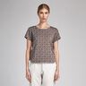 Baumwollpopeline Blumenmeer – taupe/braun,  thumbnail number 5