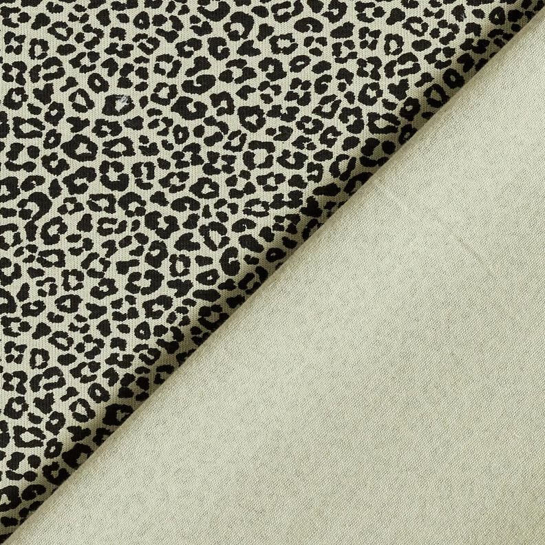 Baumwolljersey Mini Leo Print – greige/schwarz, image number 4