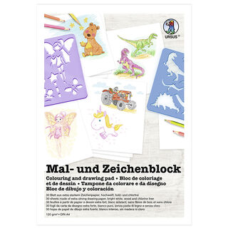 Mal- und Zeichenblock A4 [120g/m²], 30 Blatt, 