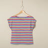 Baumwolljersey Regenbogenringel – weiss/Farbmix,  thumbnail number 8