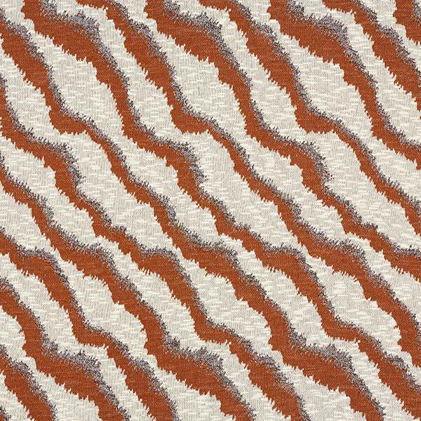 Strickjacquard Glitzer Zebramuster – wollweiss/rehbraun, image number 1
