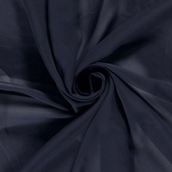 Chiffon – navy | Reststück 50cm