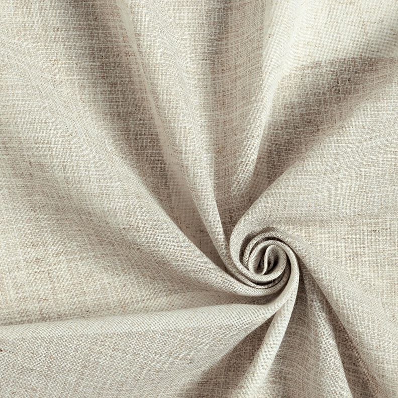 Gardinenstoff Leinen-Mix Formen – helltaupe/natur, image number 3