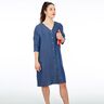 FRAU EDDA gerades Blusenkleid mit Knopfleiste und Taschen | Studio Schnittreif | XS-XXL,  thumbnail number 6
