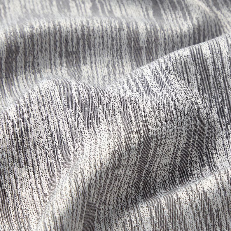 Dekostoff Jacquard abstraktes Gewebe recycelt – grau,  image number 2